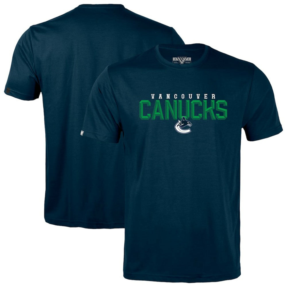 Vancouver Canucks Levelwear Richmond Carve T-Shirt - Navy - NHL