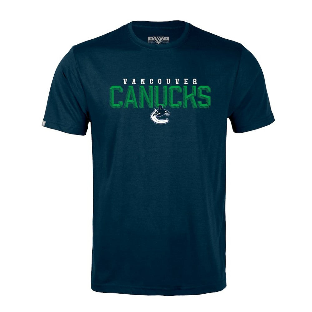 Vancouver Canucks Levelwear Richmond Carve T-Shirt - Navy - NHL