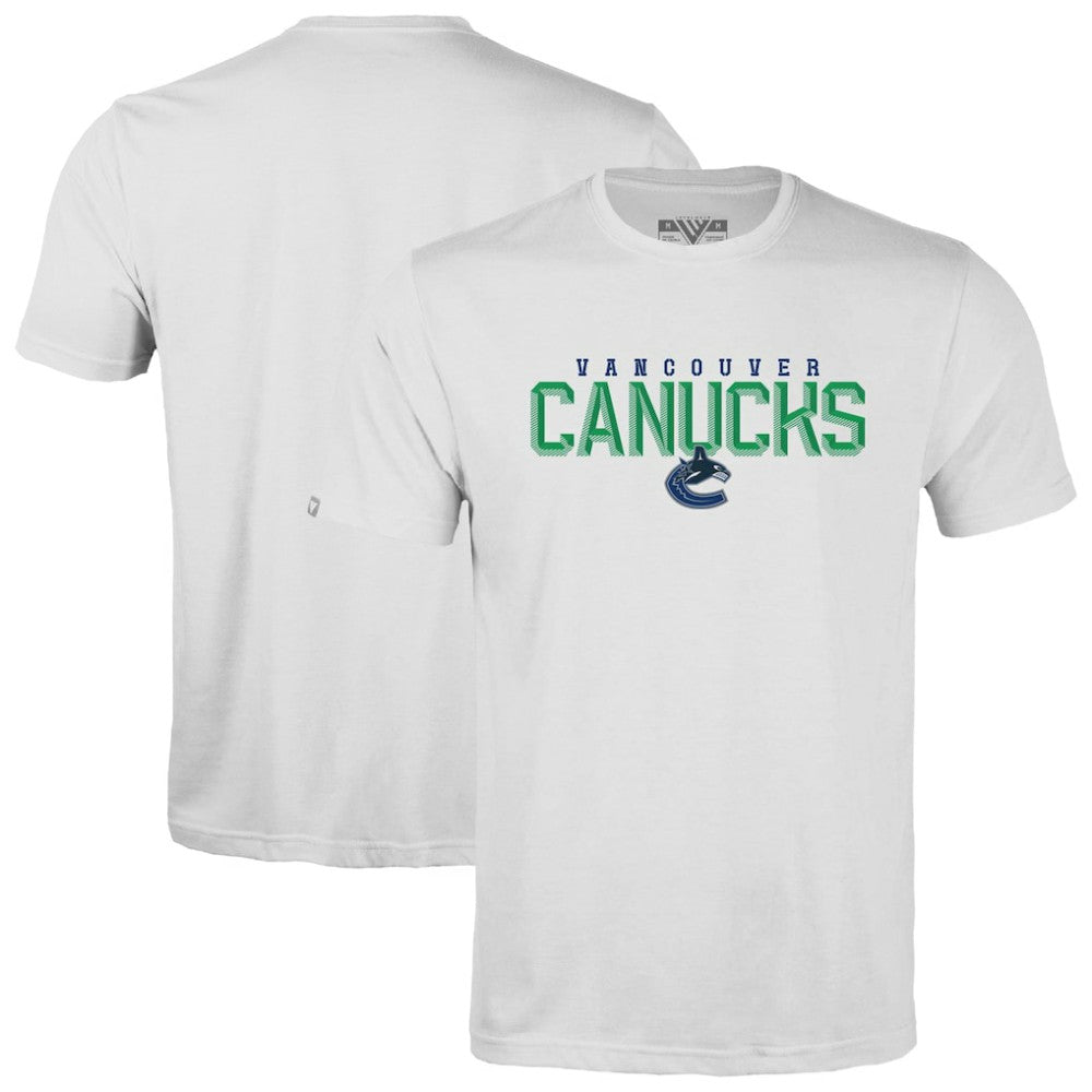 Vancouver Canucks Levelwear Richmond Carve T-Shirt - White - NHL