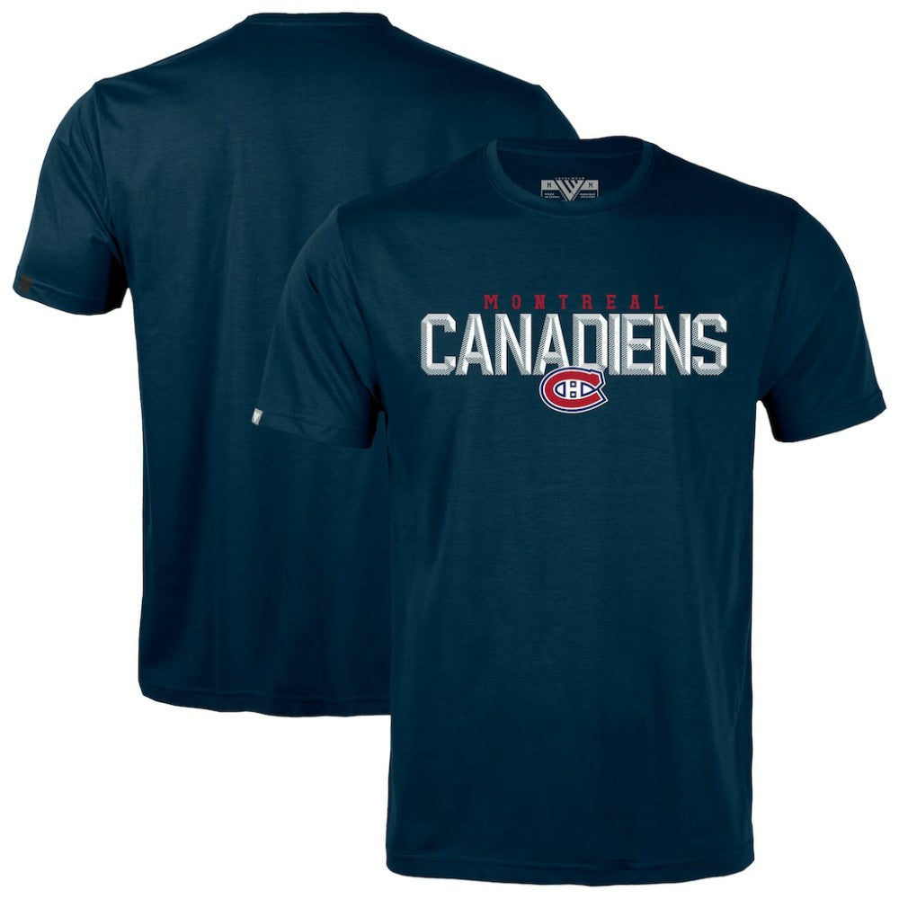 Montreal Canadiens Levelwear Richmond Carve T-Shirt - Navy - NHL