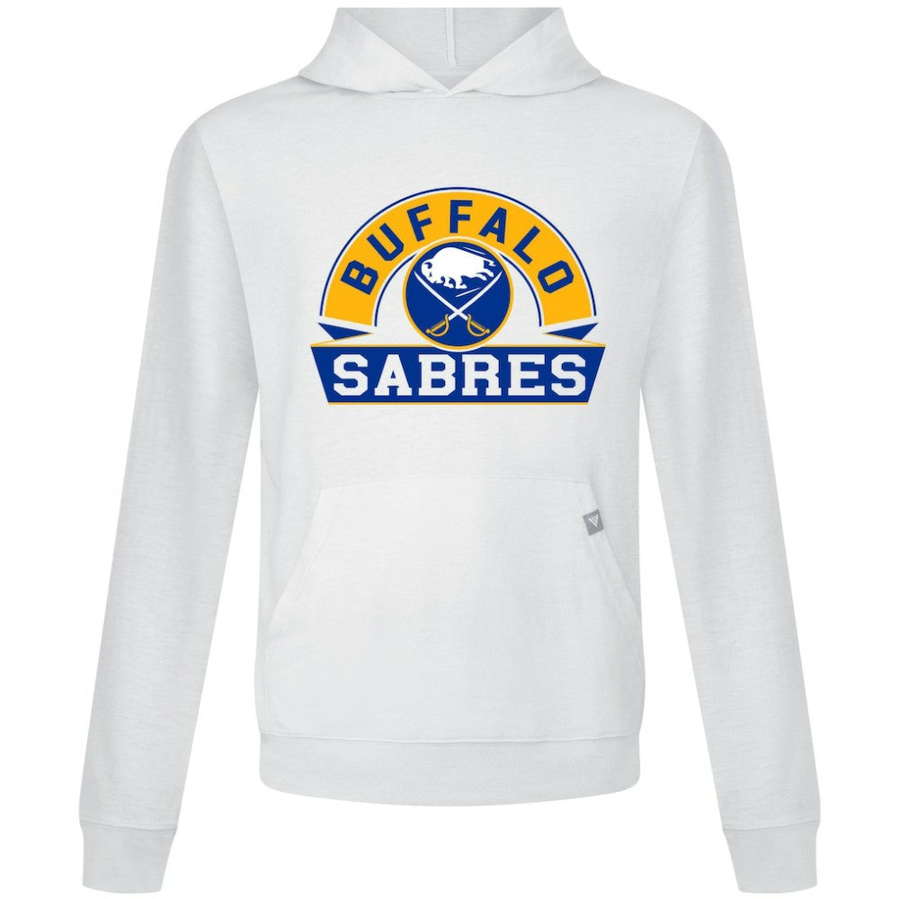 Buffalo Sabres Levelwear Relay Banner Arch Pullover Hoodie - White - NHL