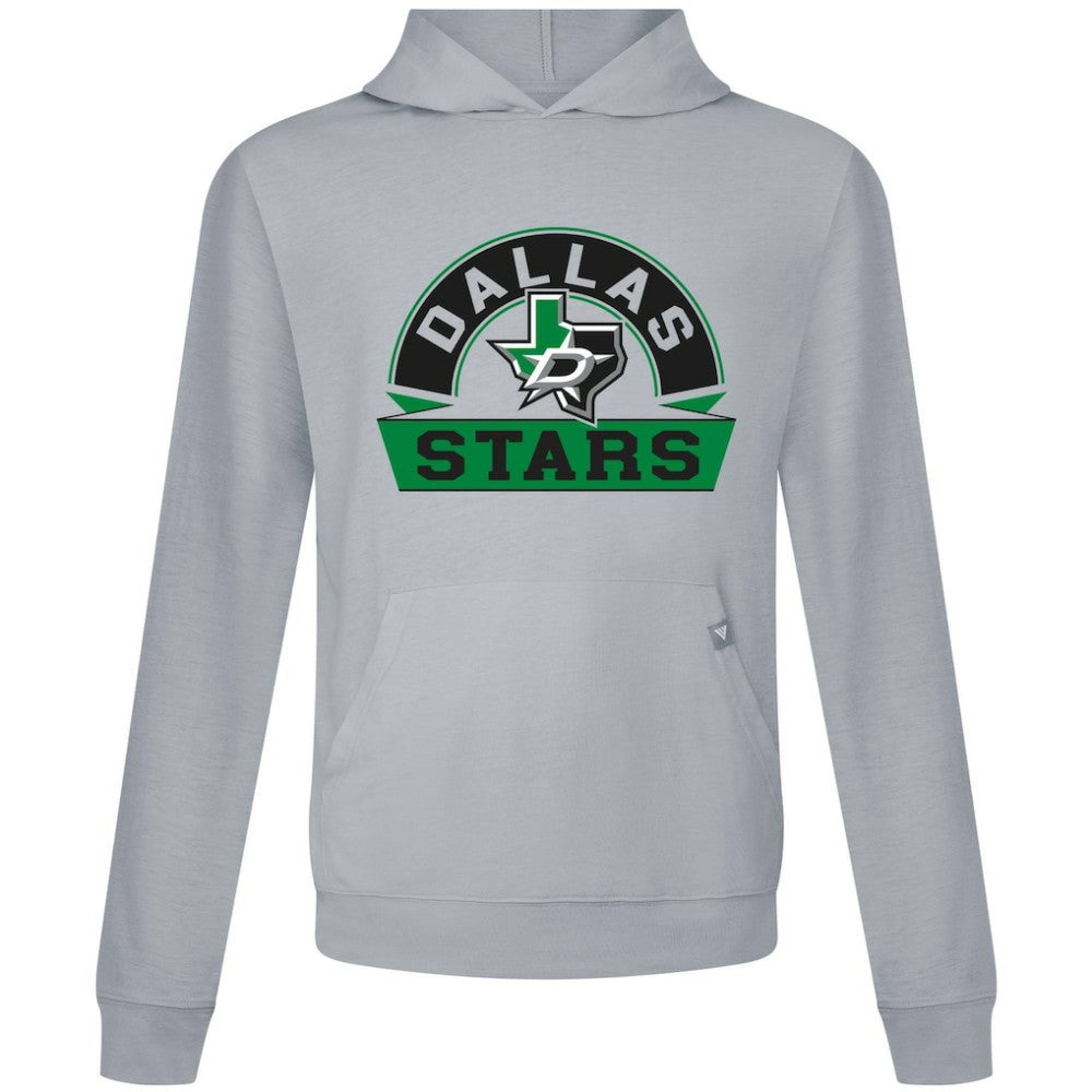 Dallas Stars Levelwear Relay Banner Arch Pullover Hoodie - Gray - NHL