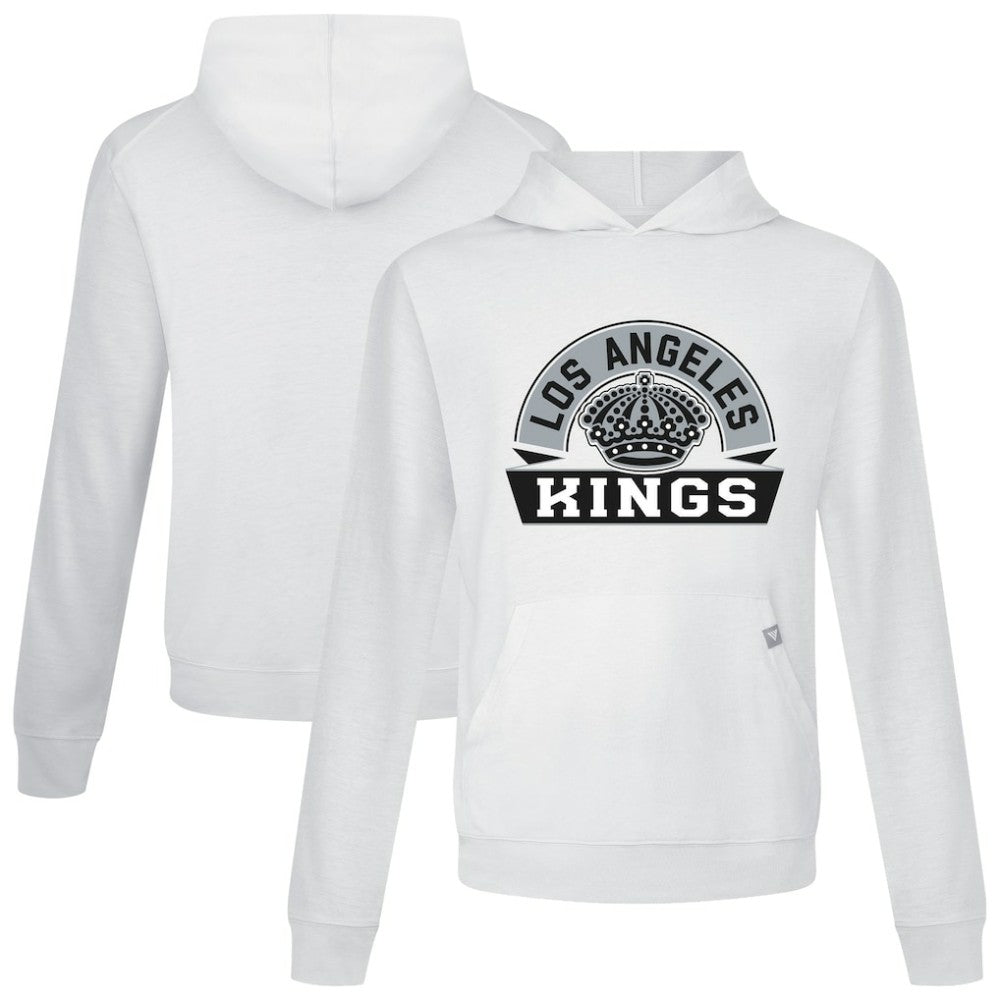 Los Angeles Kings Levelwear Relay Banner Arch Pullover Hoodie - White - NHL