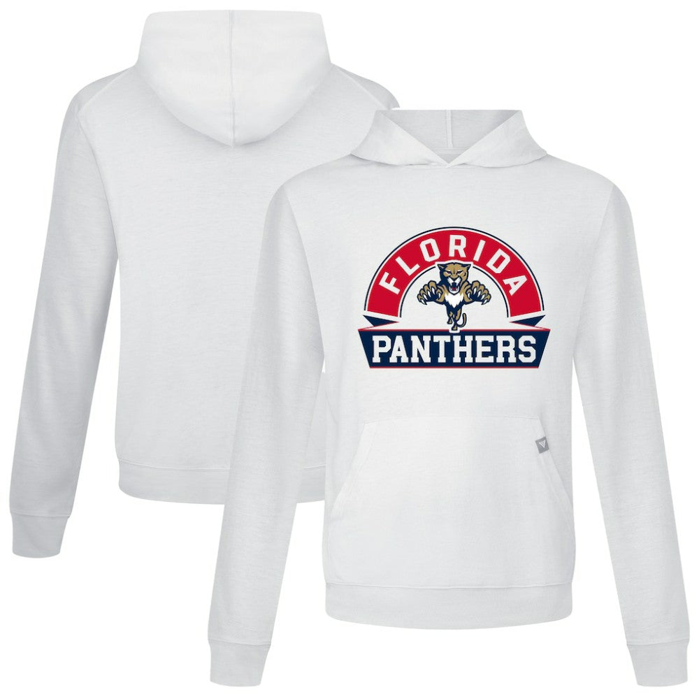 Florida Panthers Levelwear Relay Banner Arch Pullover Hoodie - White - NHL