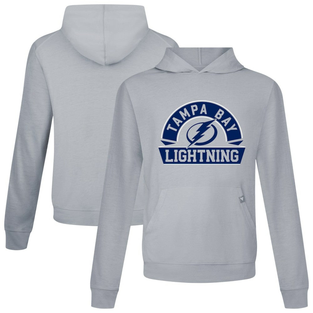 Tampa Bay Lightning Levelwear Relay Banner Arch Pullover Hoodie - Gray - NHL