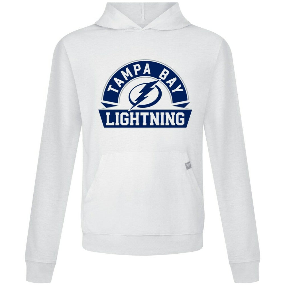 Tampa Bay Lightning Levelwear Relay Banner Arch Pullover Hoodie - White - NHL