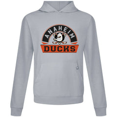 Anaheim Ducks Levelwear Relay Banner Arch Pullover Hoodie - Gray - NHL