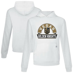 Vegas Golden Knights Levelwear Relay Banner Arch Pullover Hoodie - White - NHL