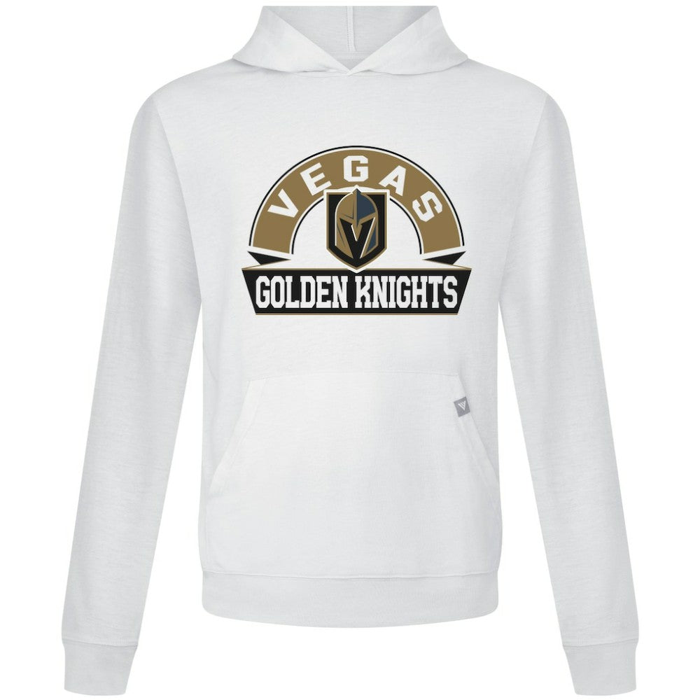 Vegas Golden Knights Levelwear Relay Banner Arch Pullover Hoodie - White - NHL