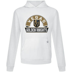 Vegas Golden Knights Levelwear Relay Banner Arch Pullover Hoodie - White - NHL