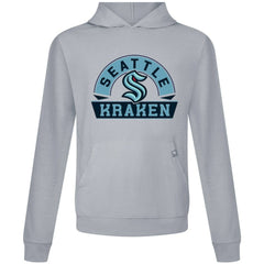 Seattle Kraken Levelwear Relay Banner Arch Pullover Hoodie - Gray - NHL