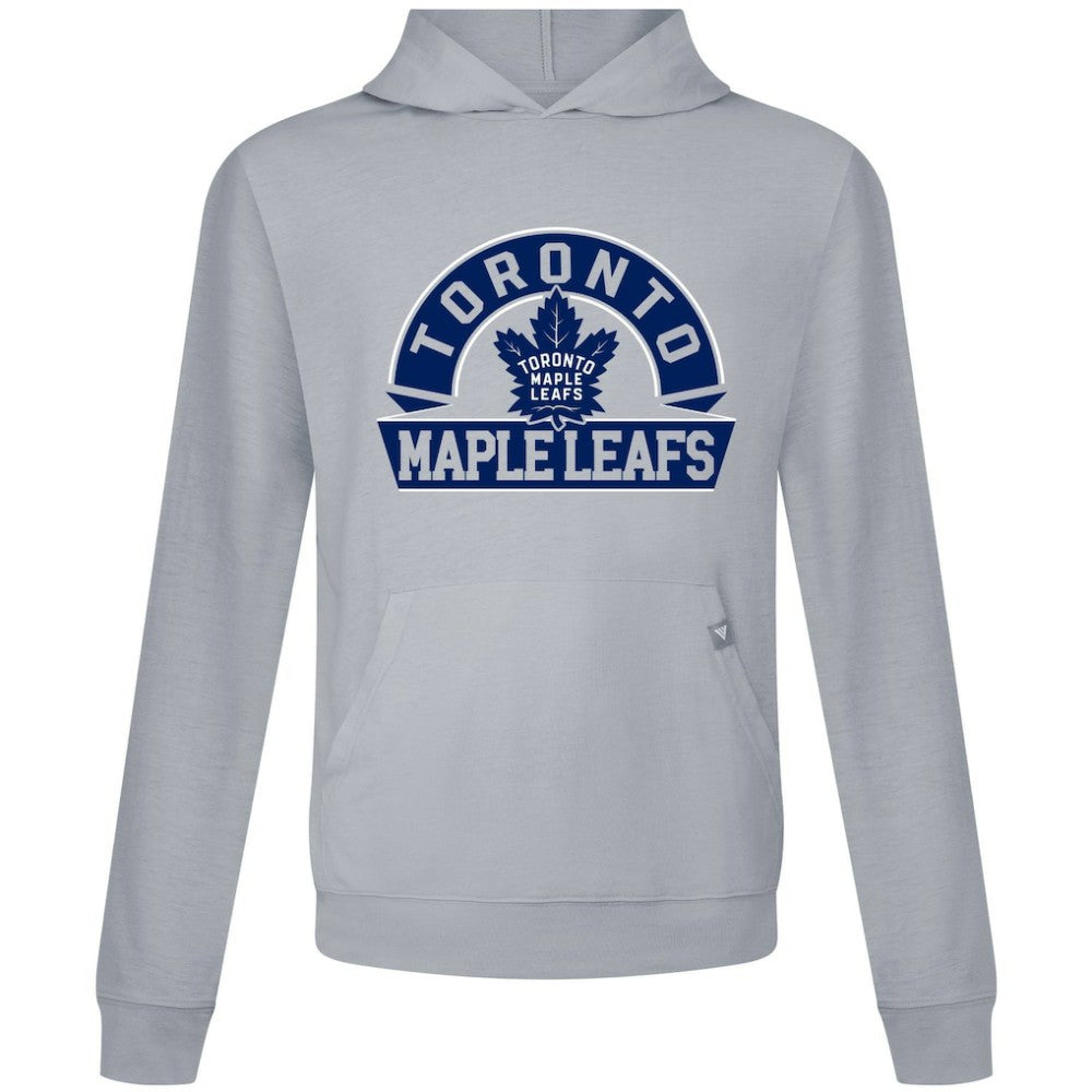 Toronto Maple Leafs Levelwear Relay Banner Arch Pullover Hoodie - Gray - NHL