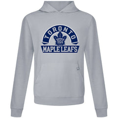 Toronto Maple Leafs Levelwear Relay Banner Arch Pullover Hoodie - Gray - NHL