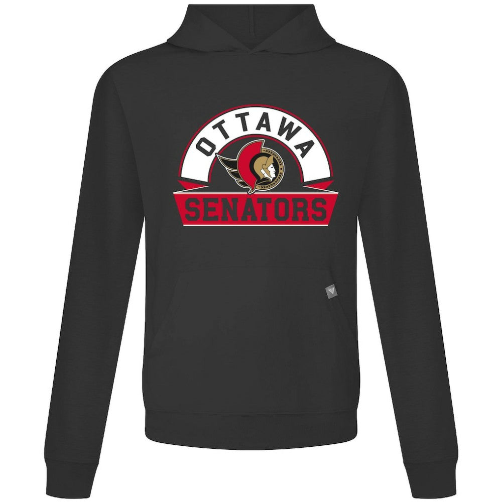 Ottawa Senators Levelwear Relay Banner Arch Pullover Hoodie - Black - NHL