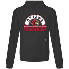 Ottawa Senators Levelwear Relay Banner Arch Pullover Hoodie - Black - NHL