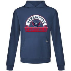 Washington Capitals Levelwear Relay Banner Arch Pullover Hoodie - Navy - NHL