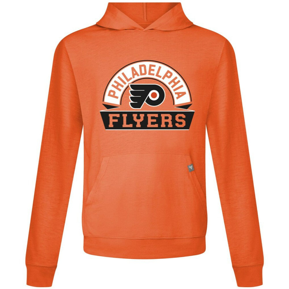 Philadelphia Flyers Levelwear Relay Banner Arch Pullover Hoodie - Orange - NHL