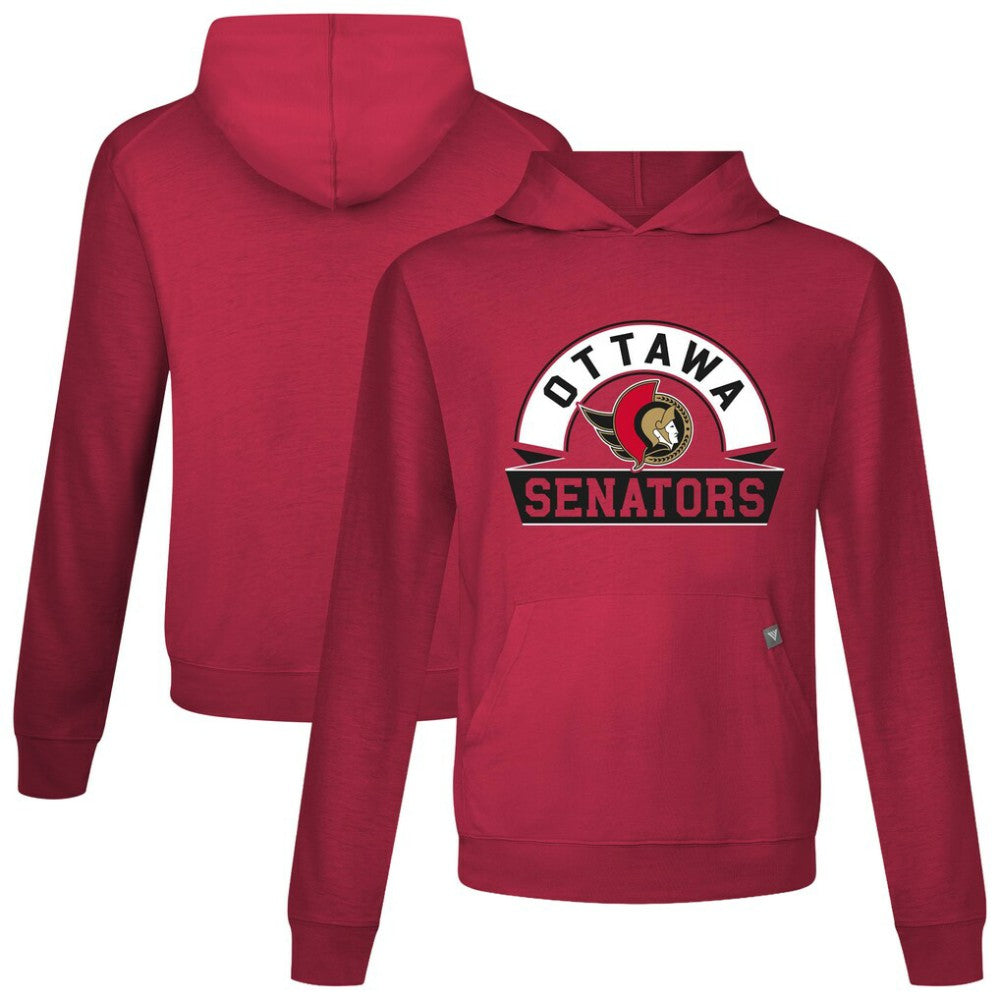 Ottawa Senators Levelwear Relay Banner Arch Pullover Hoodie - Red - NHL
