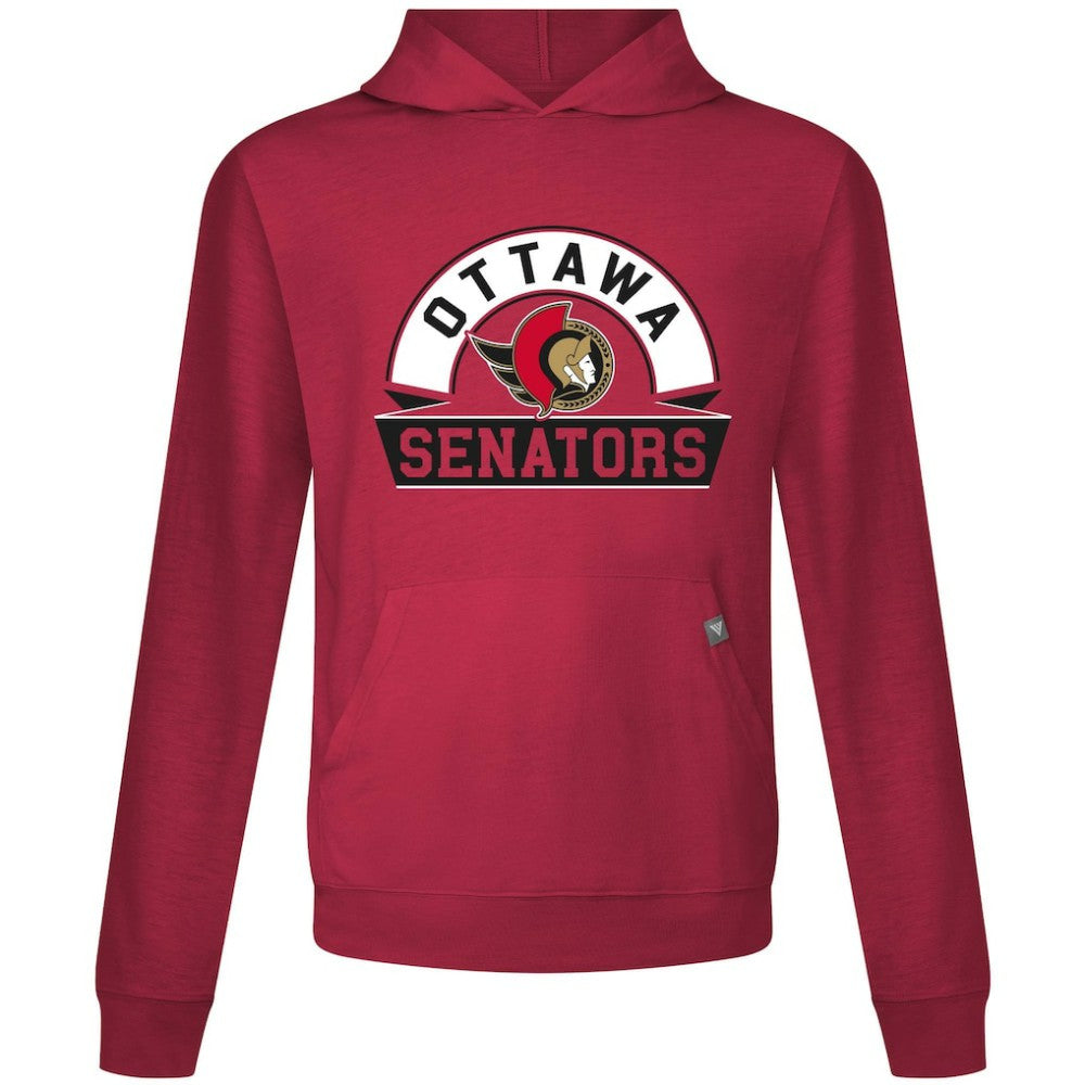 Ottawa Senators Levelwear Relay Banner Arch Pullover Hoodie - Red - NHL