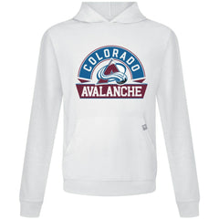 Colorado Avalanche Levelwear Relay Banner Arch Pullover Hoodie - White - NHL
