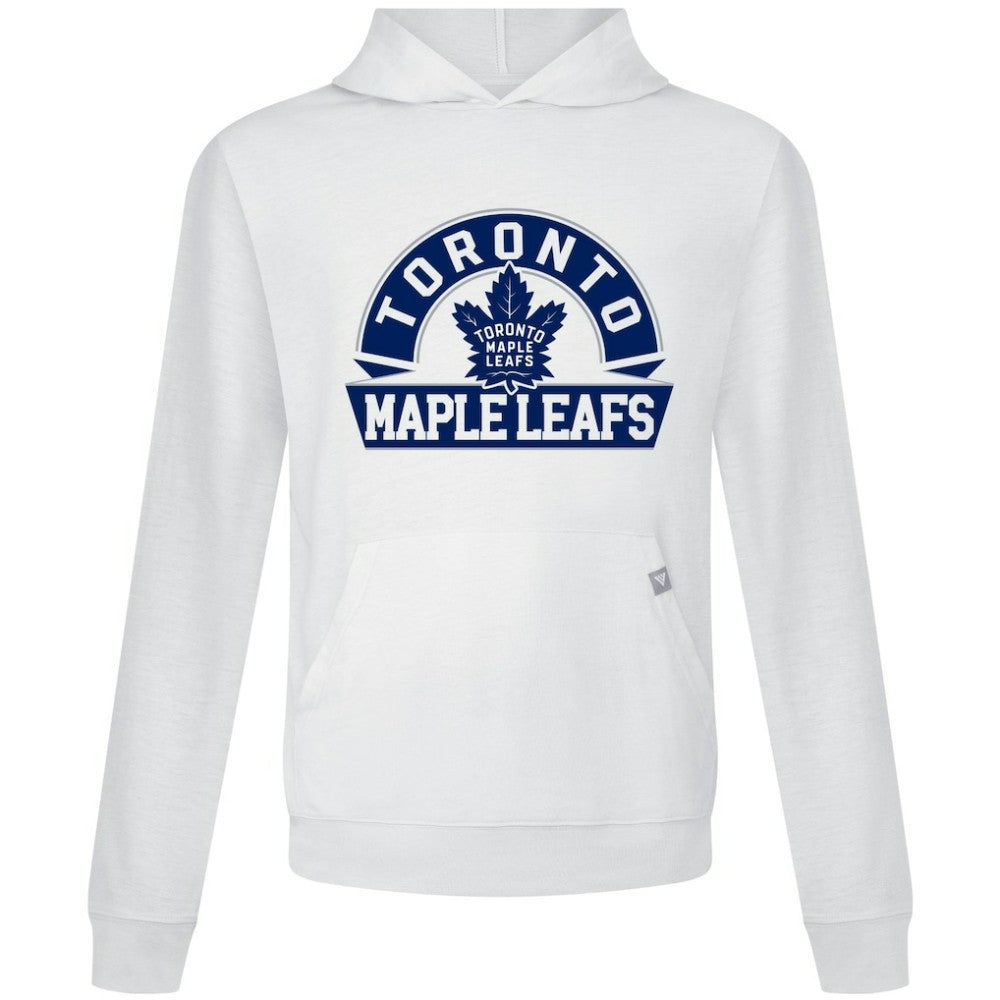 Toronto Maple Leafs Levelwear Relay Banner Arch Pullover Hoodie - White - NHL