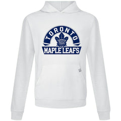 Toronto Maple Leafs Levelwear Relay Banner Arch Pullover Hoodie - White - NHL