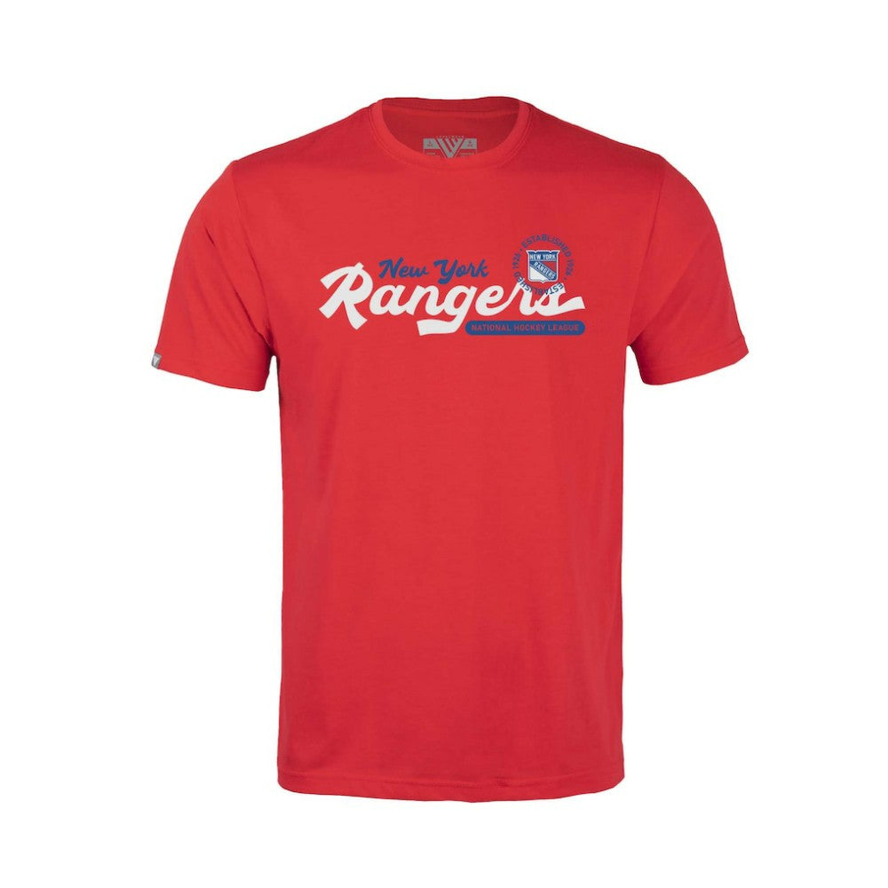 New York Rangers Levelwear Youth Little Richmond Monument T-Shirt - Red - NHL