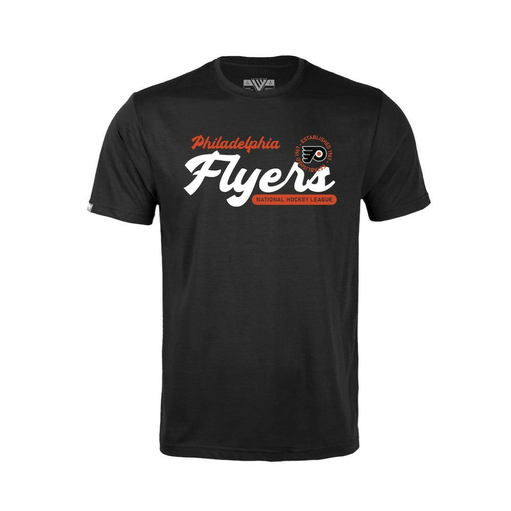 Philadelphia Flyers Levelwear Youth Little Richmond Monument T-Shirt - Black - NHL