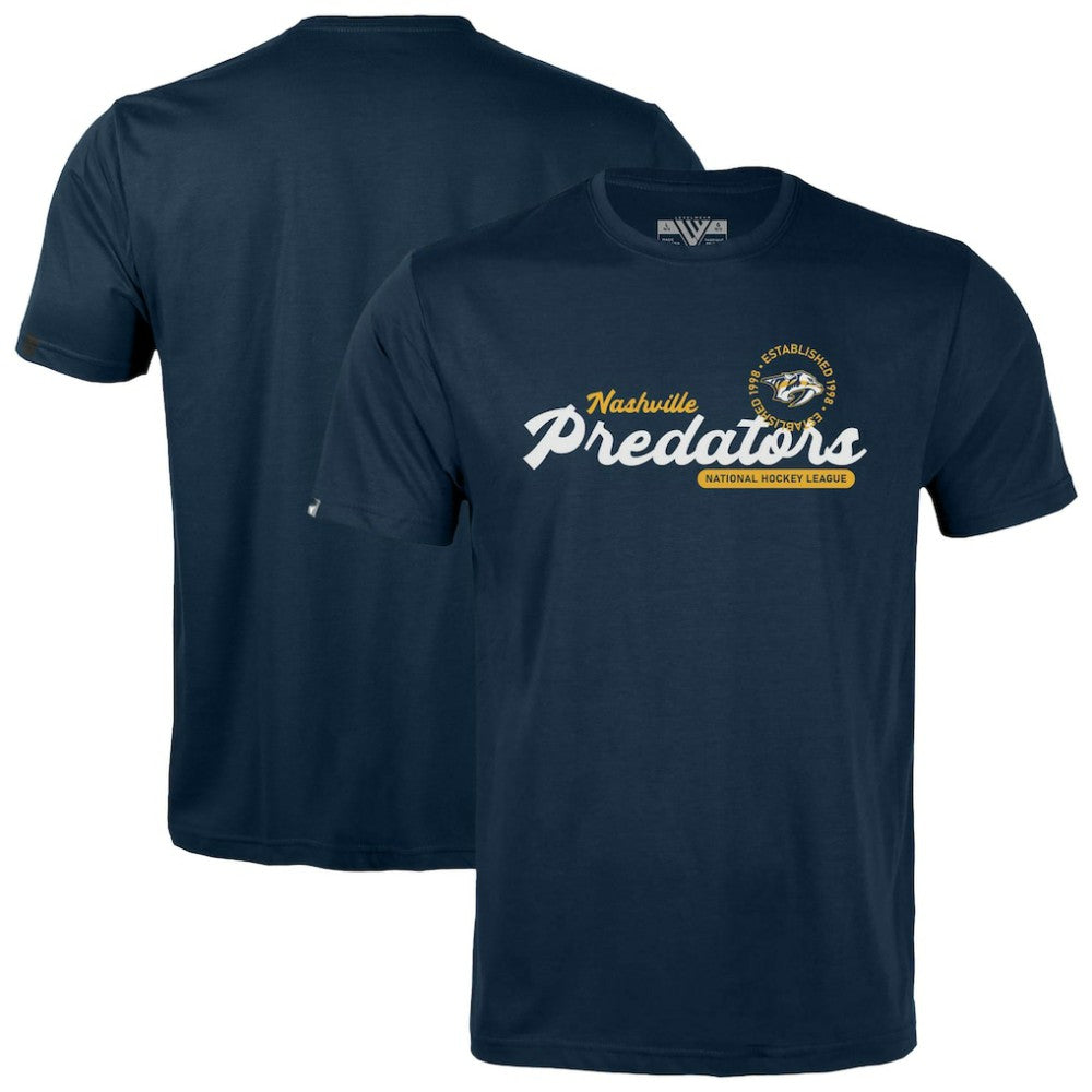 Nashville Predators Levelwear Youth Little Richmond Monument T-Shirt - Navy - NHL
