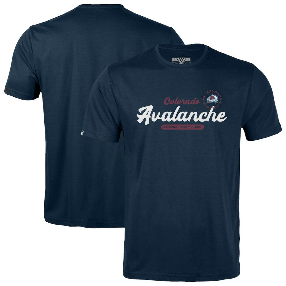 Colorado Avalanche Levelwear Youth Little Richmond Monument T-Shirt - Navy - NHL