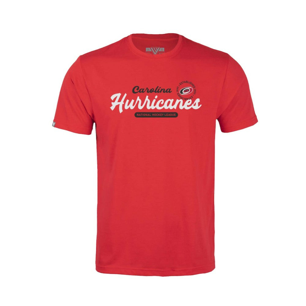Carolina Hurricanes Levelwear Youth Little Richmond Monument T-Shirt - Red - NHL