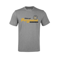 Pittsburgh Penguins Levelwear Youth Little Richmond Monument T-Shirt - Gray - NHL