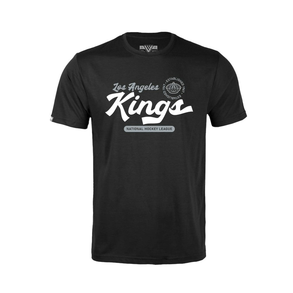 Los Angeles Kings Levelwear Youth Little Richmond Monument T-Shirt - Black - NHL