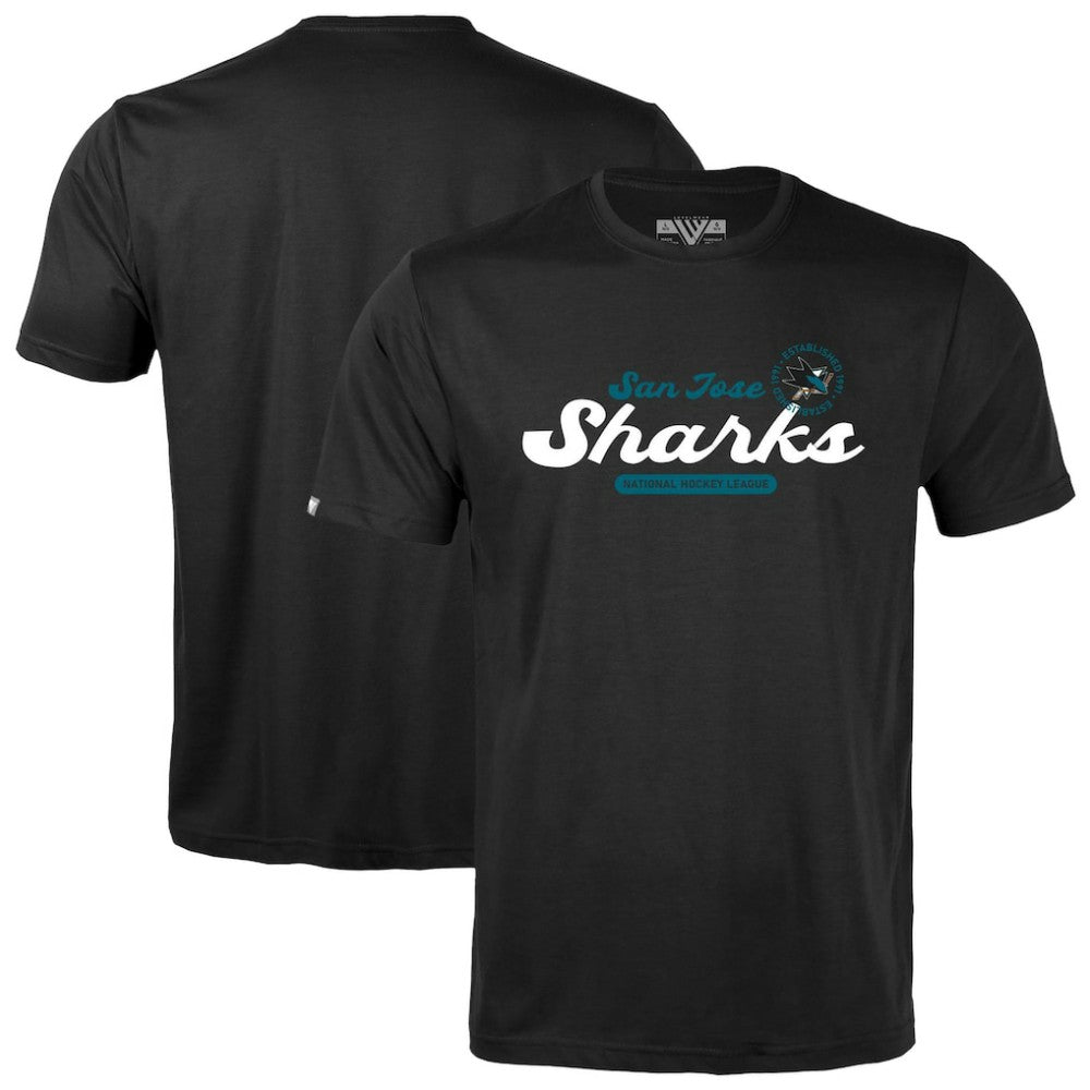 San Jose Sharks Levelwear Youth Little Richmond Monument T-Shirt - Black - NHL