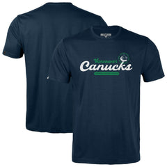 Vancouver Canucks Levelwear Youth Little Richmond Monument T-Shirt - Navy - NHL