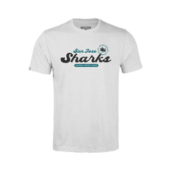 San Jose Sharks Levelwear Youth Little Richmond Monument T-Shirt - White - NHL