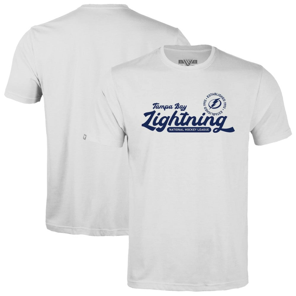 Tampa Bay Lightning Levelwear Youth Little Richmond Monument T-Shirt - White - NHL