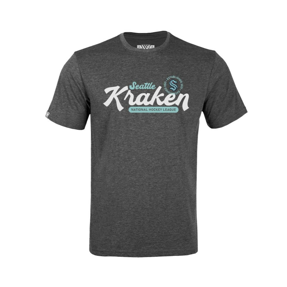 Seattle Kraken Levelwear Youth Little Richmond Monument T-Shirt - Gray - NHL