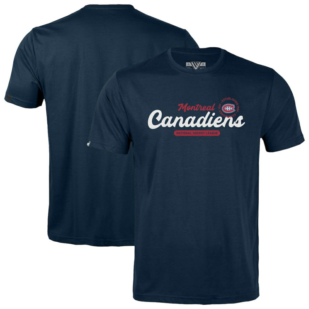 Montreal Canadiens Levelwear Youth Little Richmond Monument T-Shirt - Navy - NHL