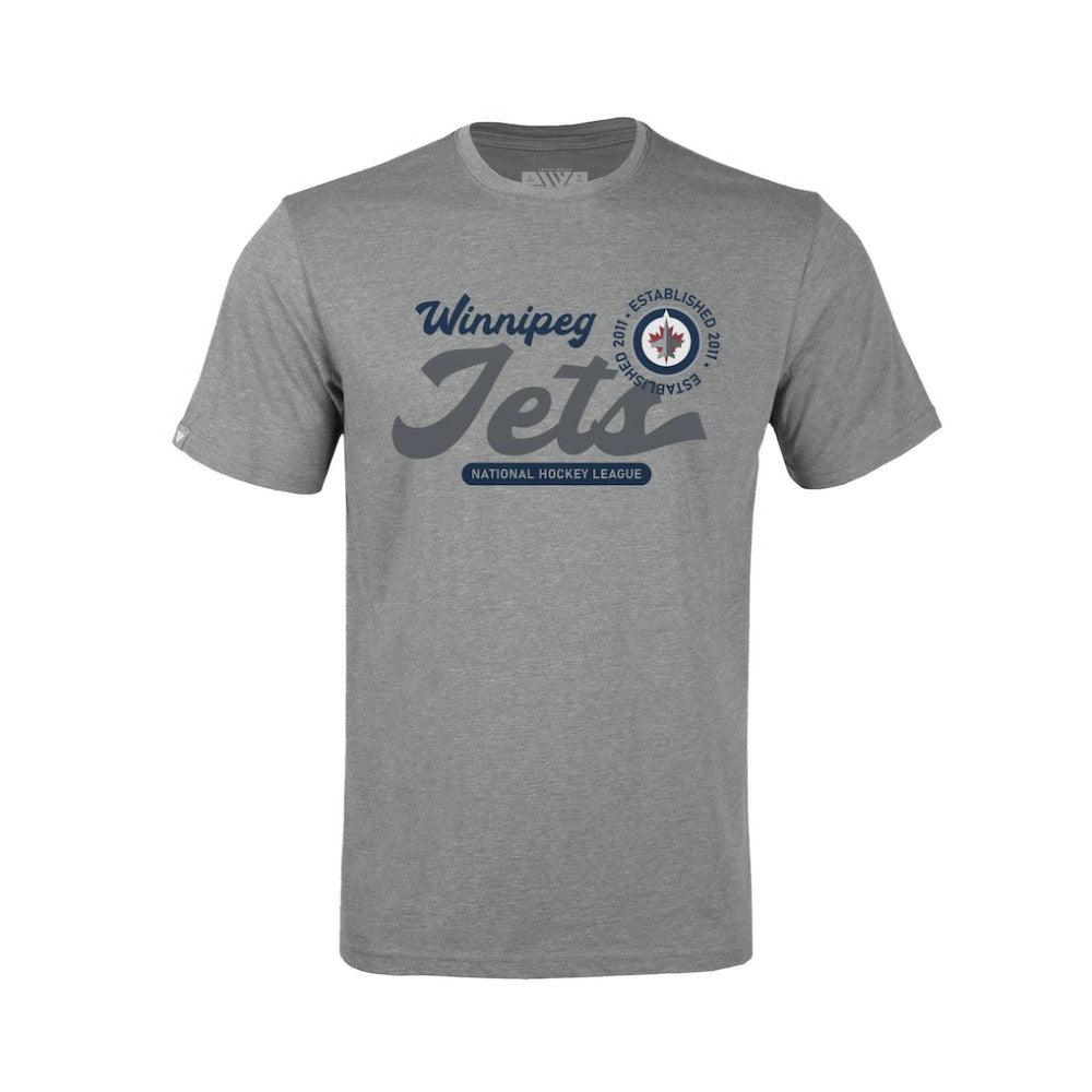 Winnipeg Jets Levelwear Youth Little Richmond Monument T-Shirt - Gray - NHL