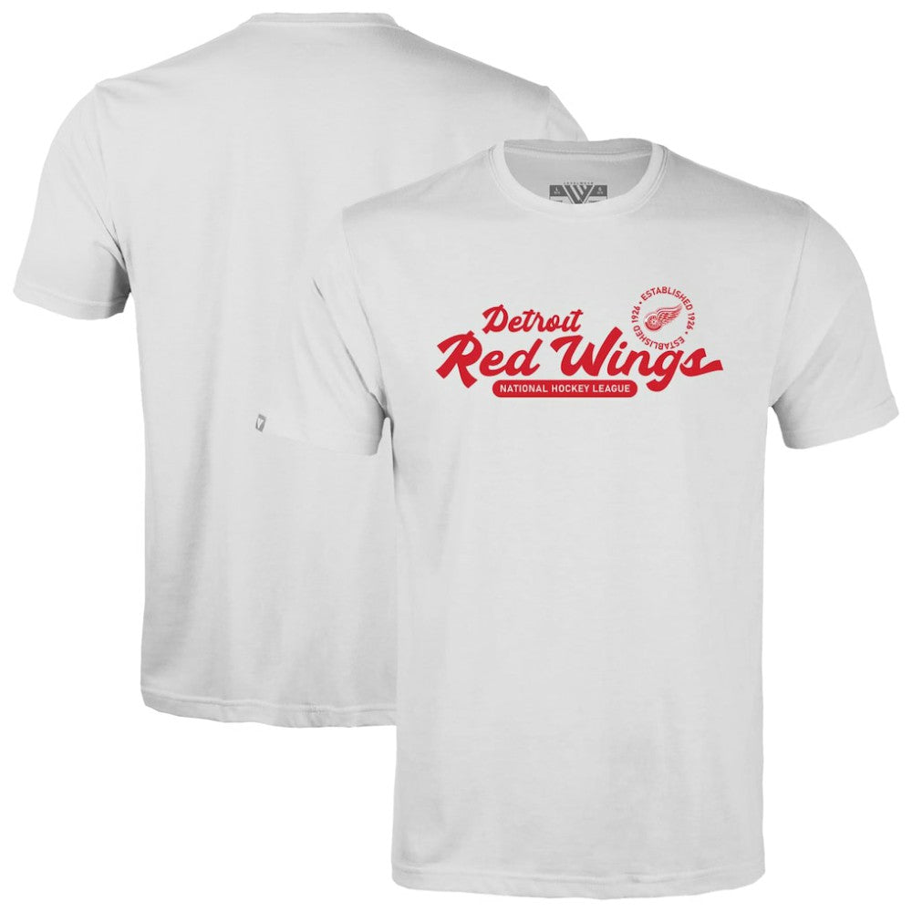 Detroit Red Wings Levelwear Youth Little Richmond Monument T-Shirt - White - NHL