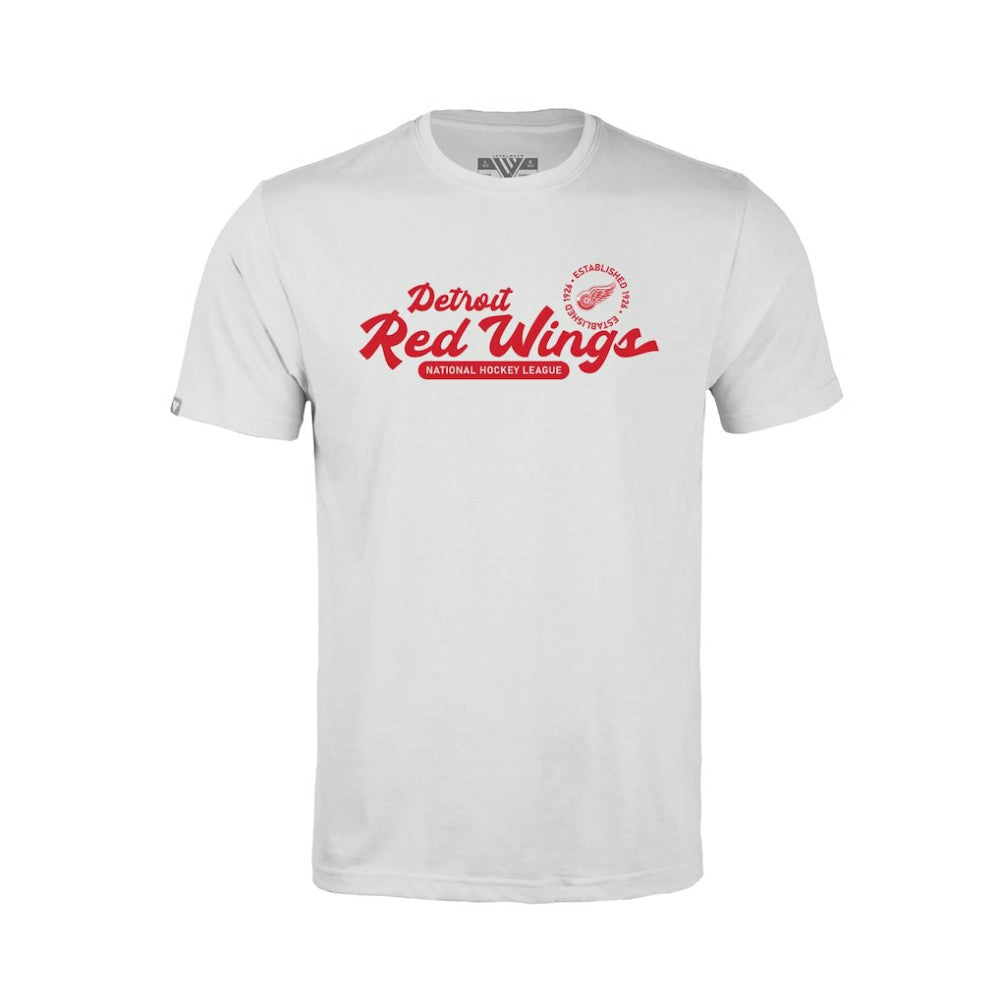 Detroit Red Wings Levelwear Youth Little Richmond Monument T-Shirt - White - NHL