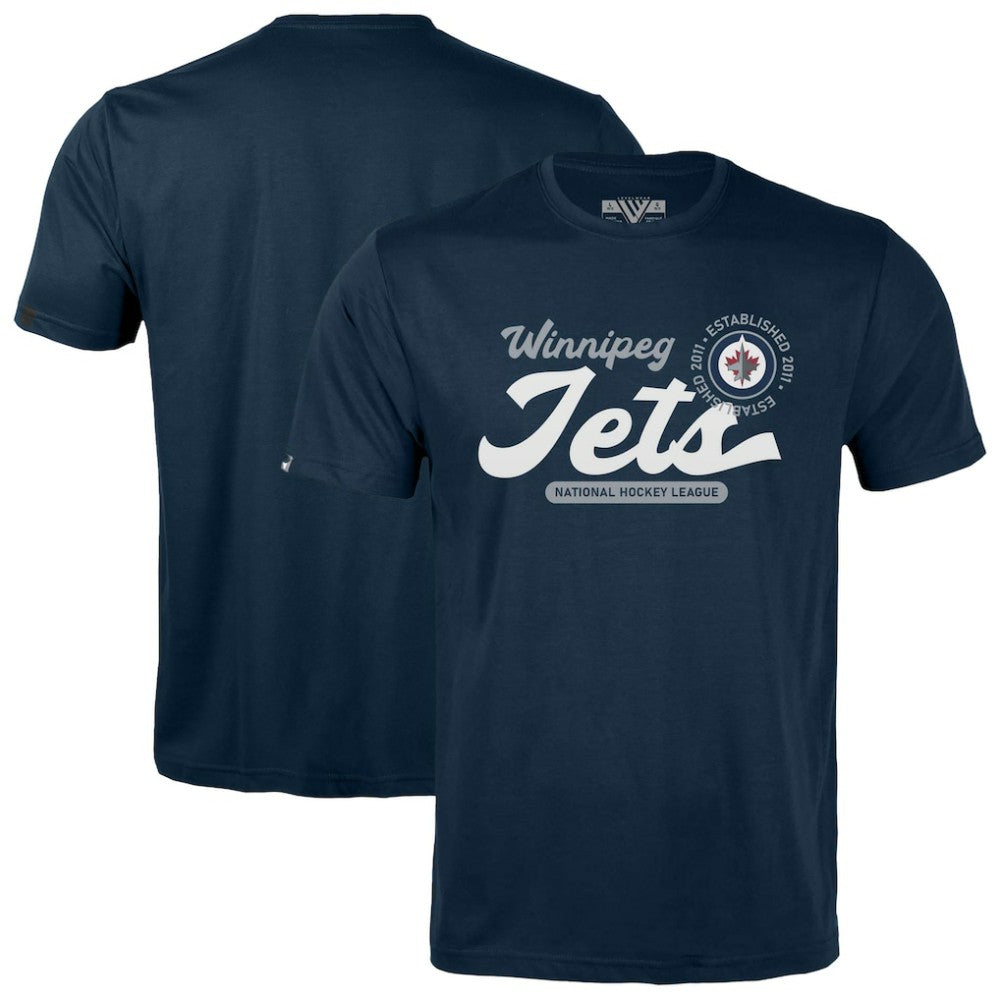 Winnipeg Jets Levelwear Youth Little Richmond Monument T-Shirt - Navy - NHL