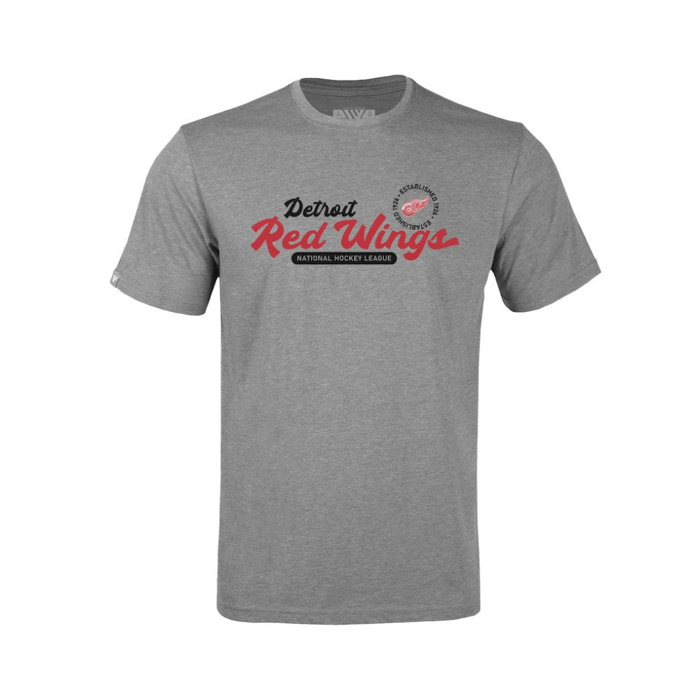 Detroit Red Wings Levelwear Youth Little Richmond Monument T-Shirt - Gray - NHL