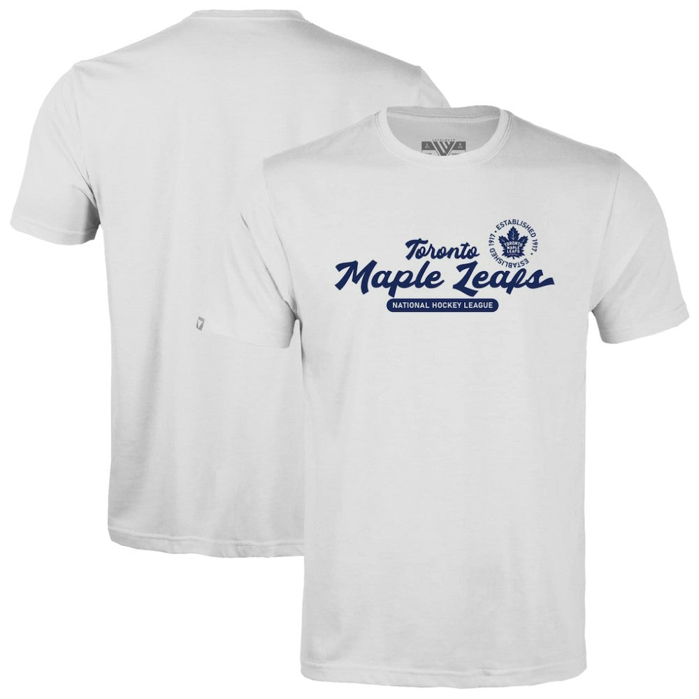 Toronto Maple Leafs Levelwear Youth Little Richmond Monument T-Shirt - White - NHL