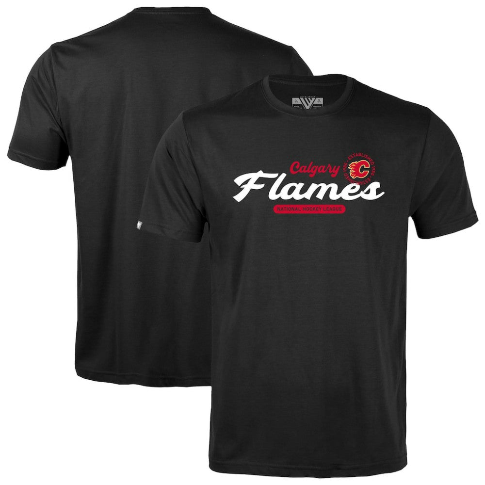 Calgary Flames Levelwear Youth Little Richmond Monument T-Shirt - Black - NHL
