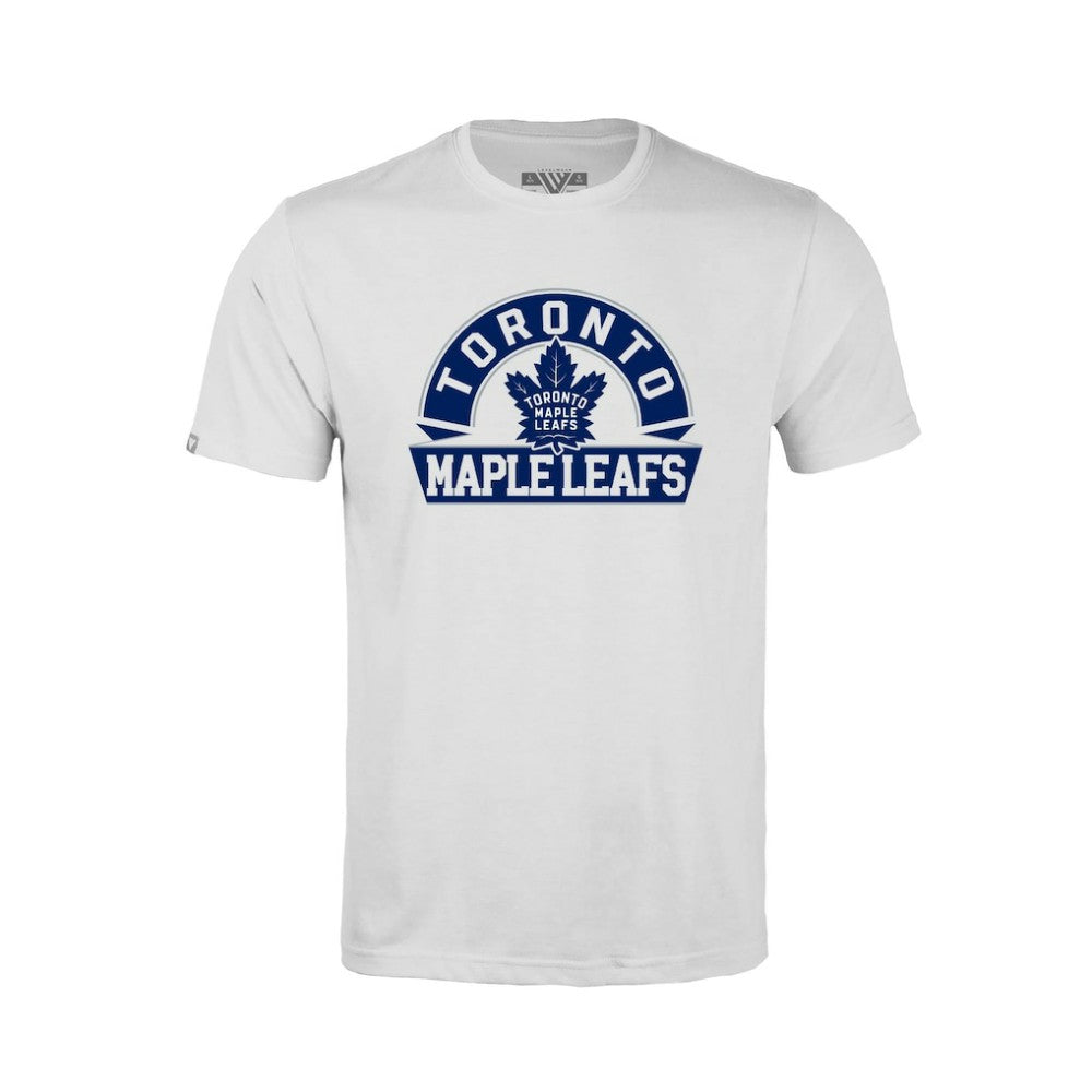 Toronto Maple Leafs Levelwear Youth Little Richmond Banner Arch T-Shirt - White - NHL