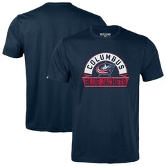 Columbus Blue Jackets Levelwear Youth Little Richmond Banner Arch T-Shirt - Navy - NHL