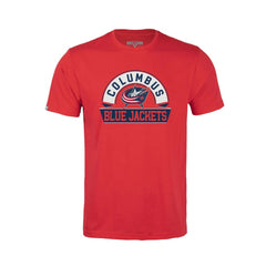 Columbus Blue Jackets Levelwear Youth Little Richmond Banner Arch T-Shirt - Red - NHL