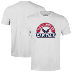 Washington Capitals Levelwear Youth Little Richmond Banner Arch T-Shirt - White - NHL